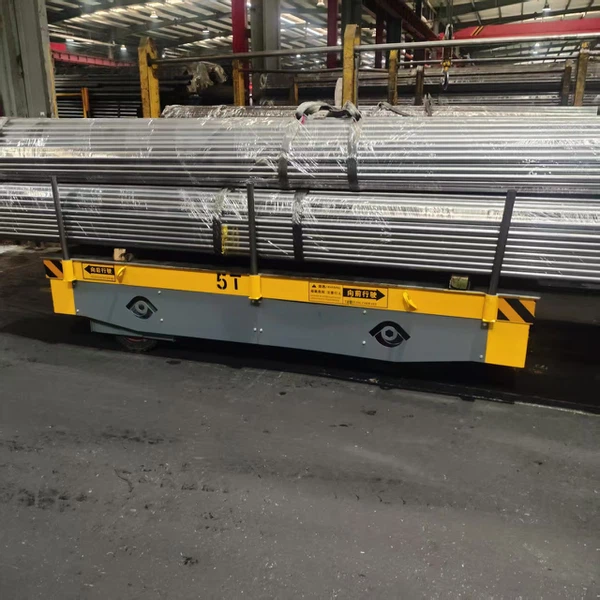 Put simply, an industrial transfer cart is a heavy-duty flatbed vehicle used inside factories and warehouses to move heavy materials. It's nothing like a regular hand truck; these are built to carry several tons, or even dozens of tons, at a time. Put simply, an industrial transfer cart is a heavy-duty flatbed vehicle used inside factories and warehouses to move heavy materials. It's nothing like a regular hand truck; these are built to carry several tons, or even dozens of tons, at a time.