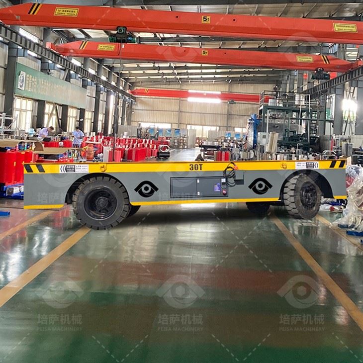 Chariot de transfert à roues en caoutchouc